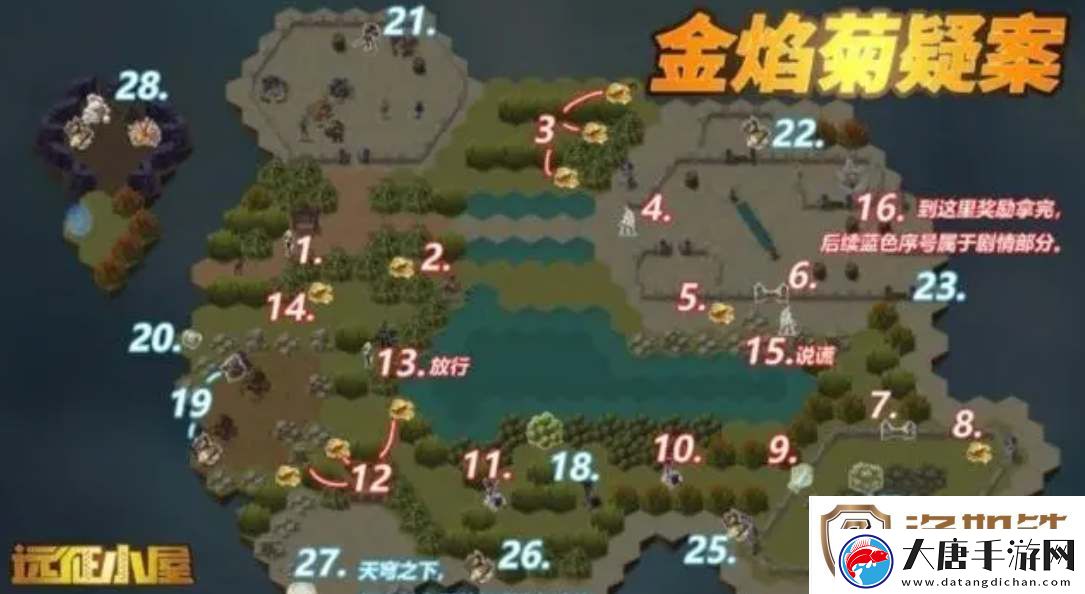 劍與遠(yuǎn)征金焰菊疑案奇境攻略-金焰菊疑案奇境通關(guān)路線(xiàn)推薦